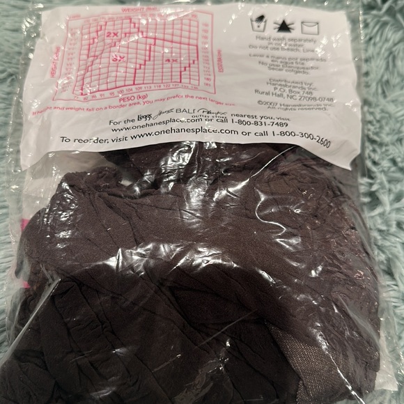 Just My Size (4 Pk) Off Black Panty Hose - Size 4X. Slightly Impetfect. - Picture 3 of 3